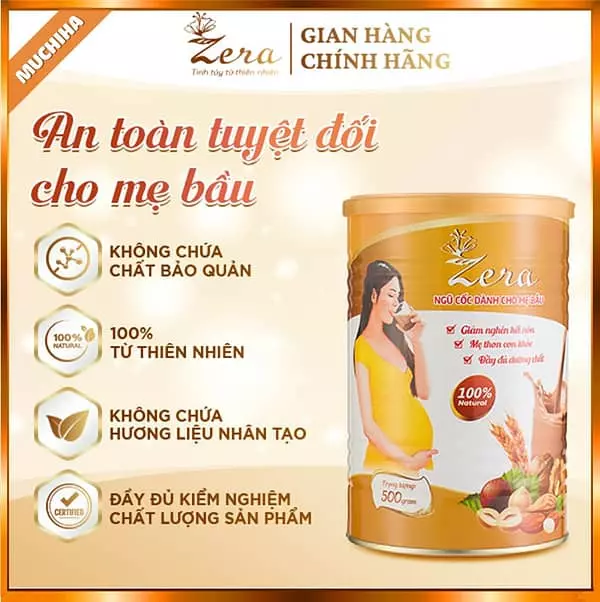 Cách Pha Ngũ Cốc Cho Bà Bầu Zera