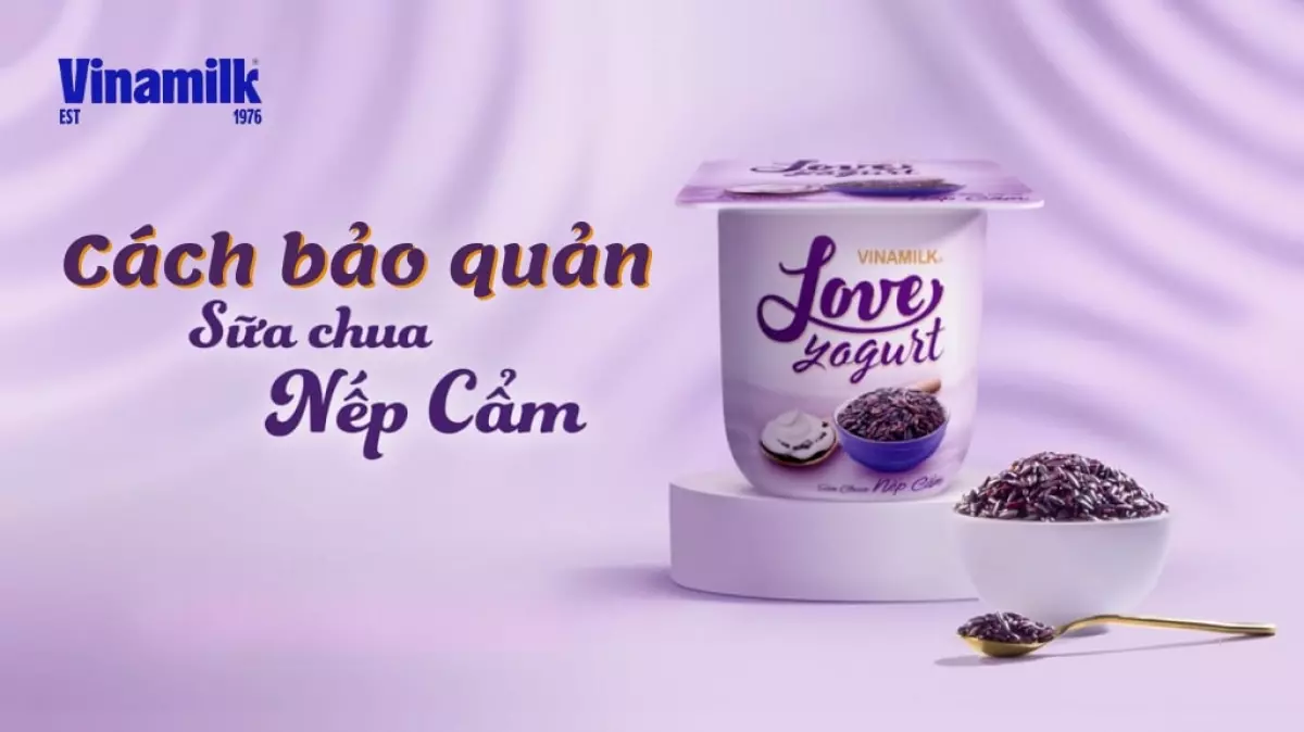 Cách bảo quản sữa chua nếp cẩm