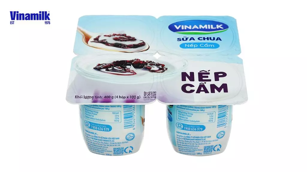 Sữa chua nếp cẩm tự làm