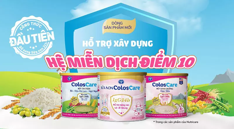 Sự khác nhau của sữa Colosbaby và Coloscare