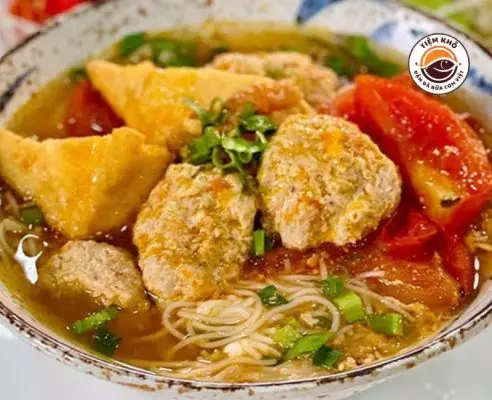 Bún riêu tôm khô