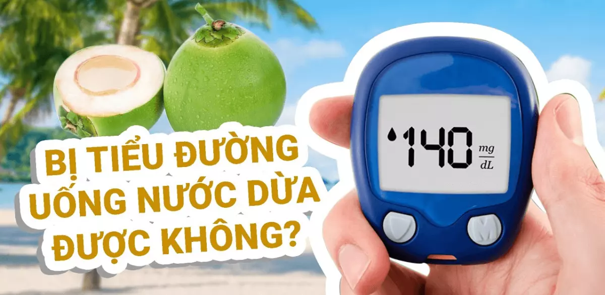 bị tiểu đường có uống nước dừa được không