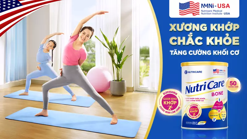 Nutricare Bone cung cấp lượng canxi dồi dào cho người lớn tuổi