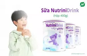 Sữa NutriniDrink 400g cho trẻ biếng ăn chậm lớn từ 1-12 tuổi