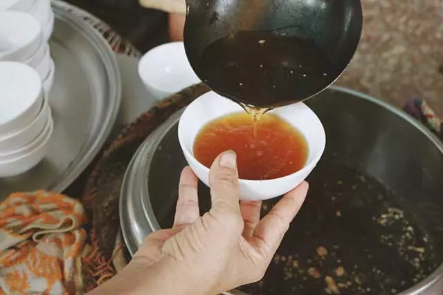 Pha nước chấm bánh cuốn Hải Phòng