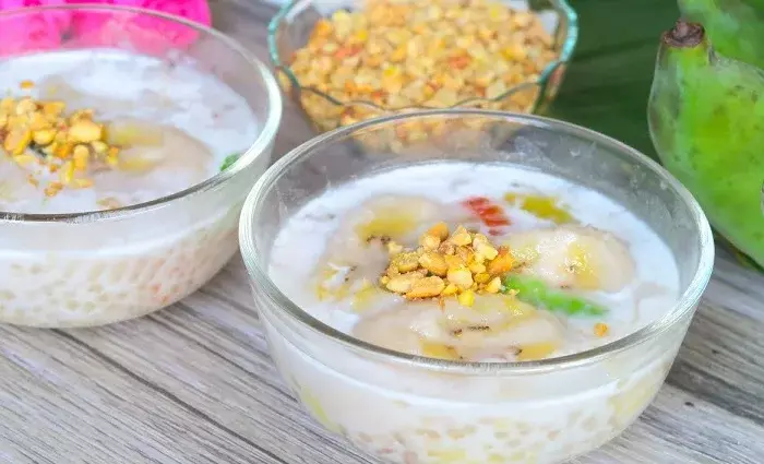 hướng dẫn nấu chè chuối chưng