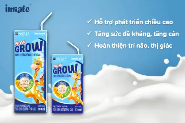 Top 8 sữa pha sẵn Nuvita Grow