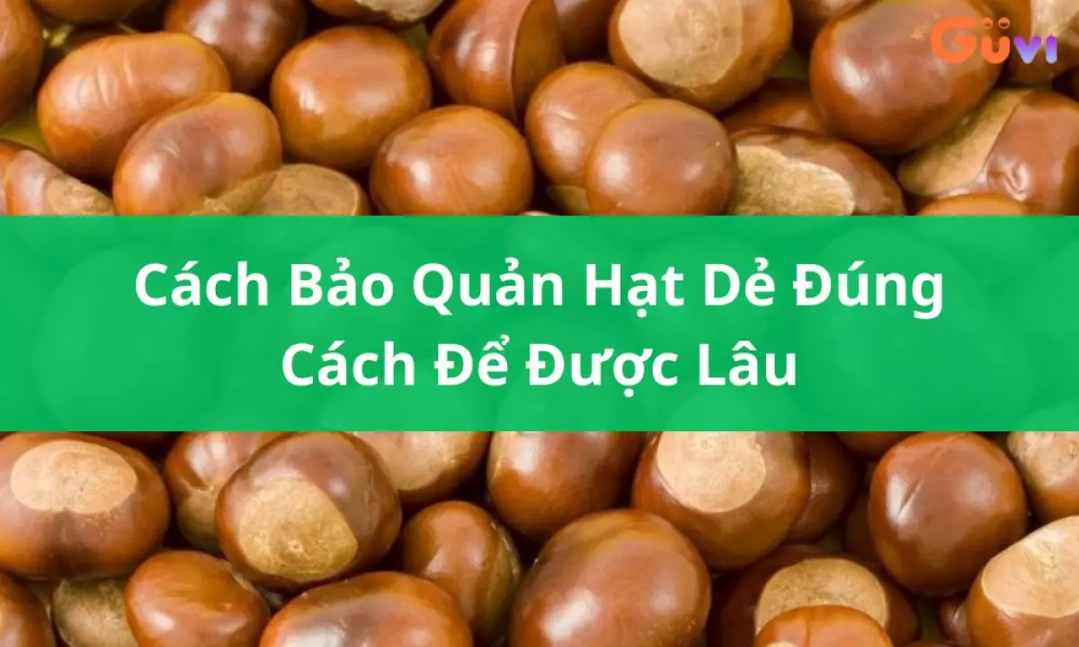 Bảo quản hạt dẻ