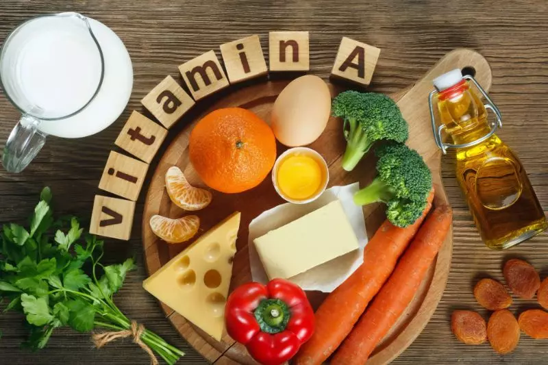 Có rất nhiều loại rau củ chứa vitamin A