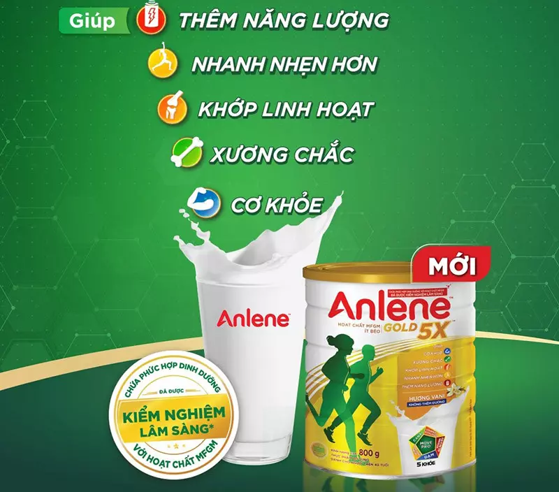 Uống sữa xương khớp Anlene nhiều có tốt không?