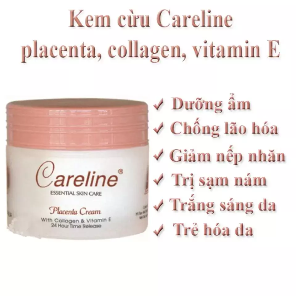 Review chi tiết kem nhau thai cừu Careline từ A-Z