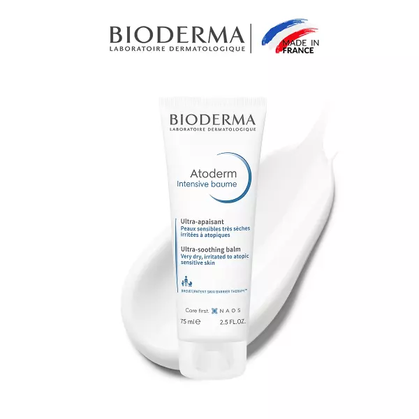 Kem làm dịu, phục hồi dành cho da khô, nhạy cảm, da chàm dị ứng Bioderma Atoderm Intensive Baume