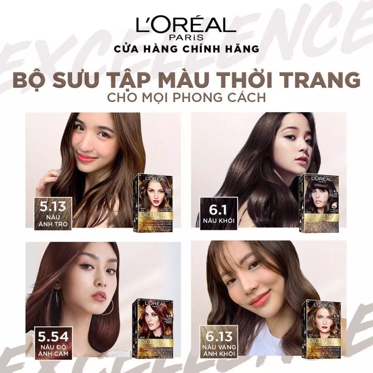 Thuốc Nhuộm Tóc L'Oreal Excellence Fashion