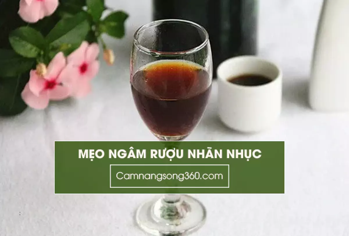 cach ngam ruou nhan