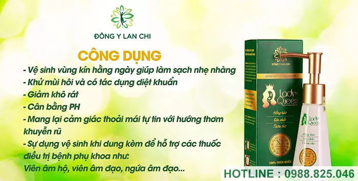 Công dụng của dung dịch ladyqueen Lan Chi