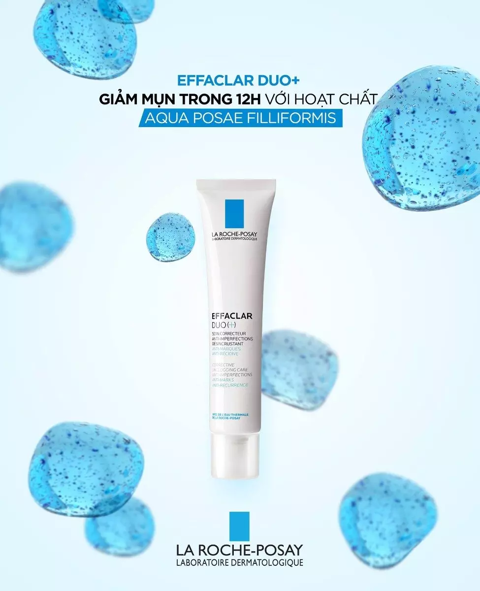 Công dụng nổi bật của kem dưỡng trị mụn đầu đen La Roche Posay