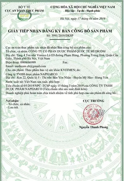 công dụng kvoimen