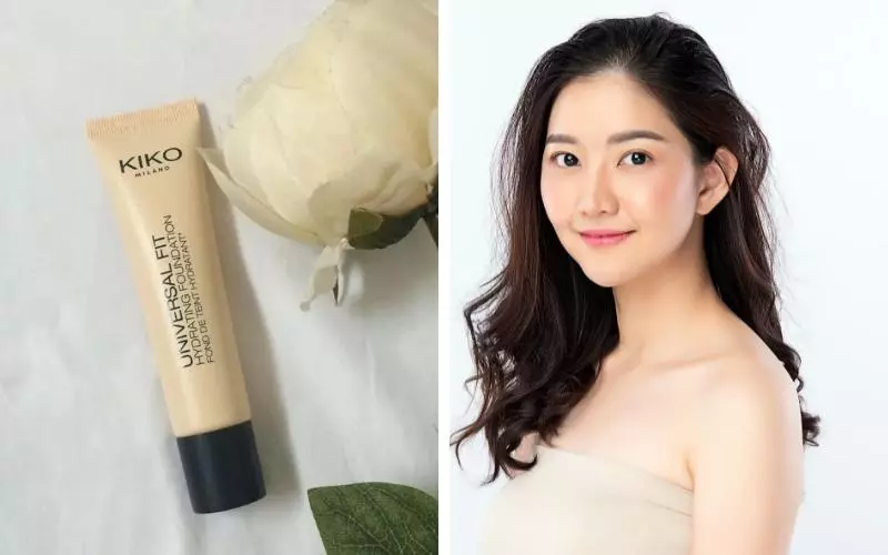 Kem nền Kiko Liquid Second Skin Foundation