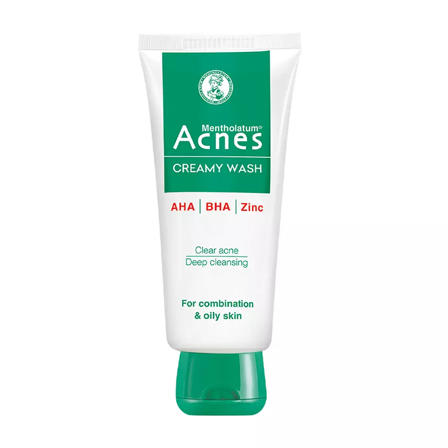 Sữa rửa mặt Acnes Creamy Wash dạng kem