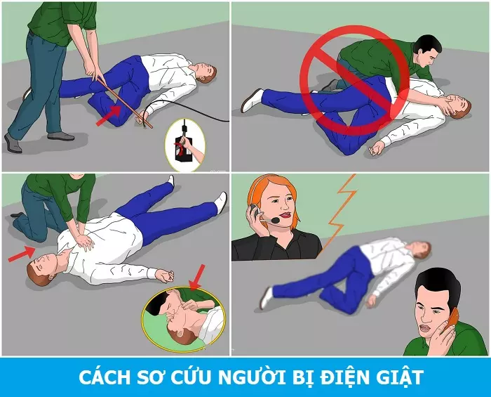 Cách sơ cứu người bị điện giật