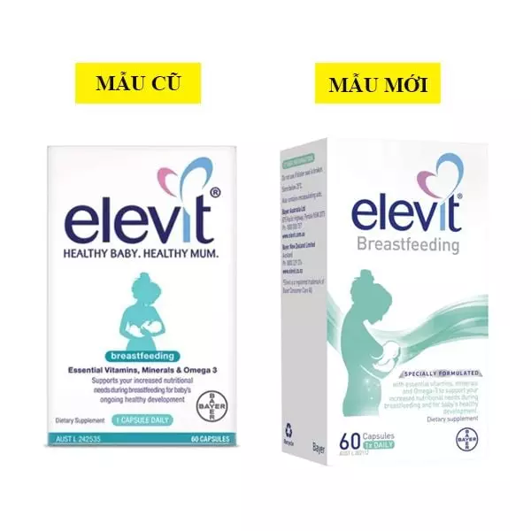 Vitamin cho phụ nữ sau sinh và cho con bú Elevit Breastfeeding của Úc 60 viên