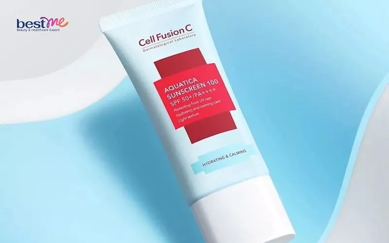 Kem chống nắng dưỡng ẩm Cell Fusion C Aquatica Sunscreen 100