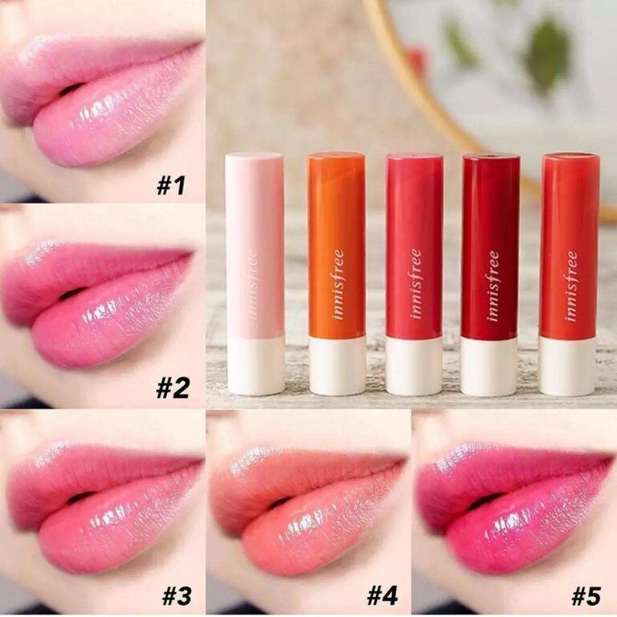 son dưỡng có màu Innisfree Glow Tint Lip Balm