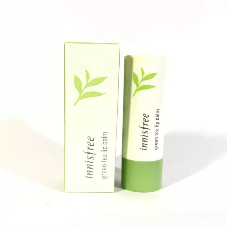 Son dưỡng Innisfree Green Tea Lip Balm không màu