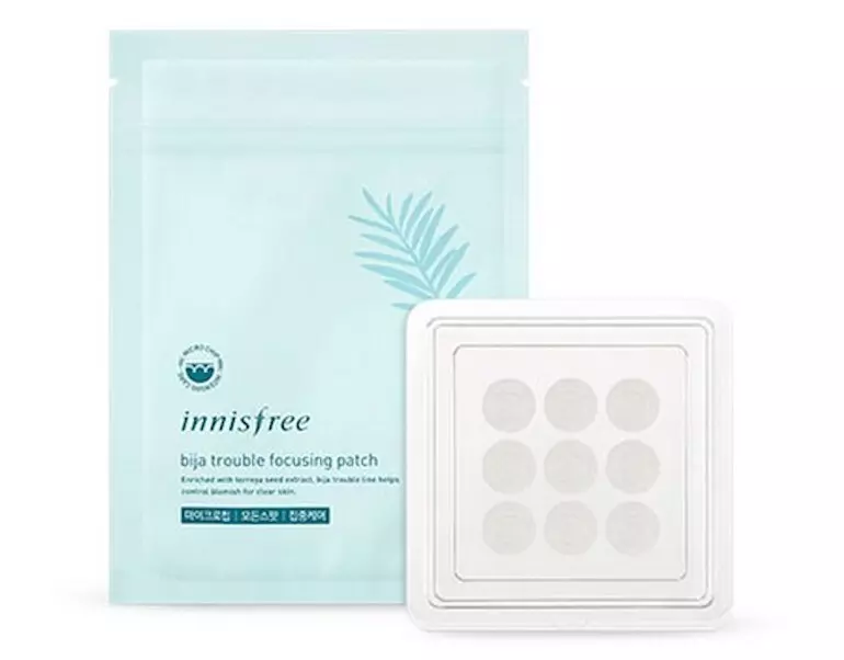 Miếng dán mụn Hàn Quốc Innisfree Bija Trouble Focusing Patch