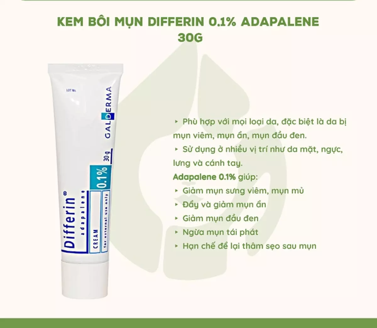 Differin Adapalene Gel 0.1%