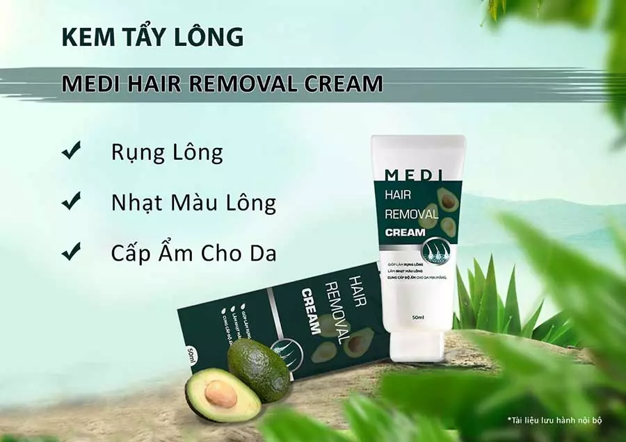 Tẩy lông an toàn với Medi Hair Removal Cream