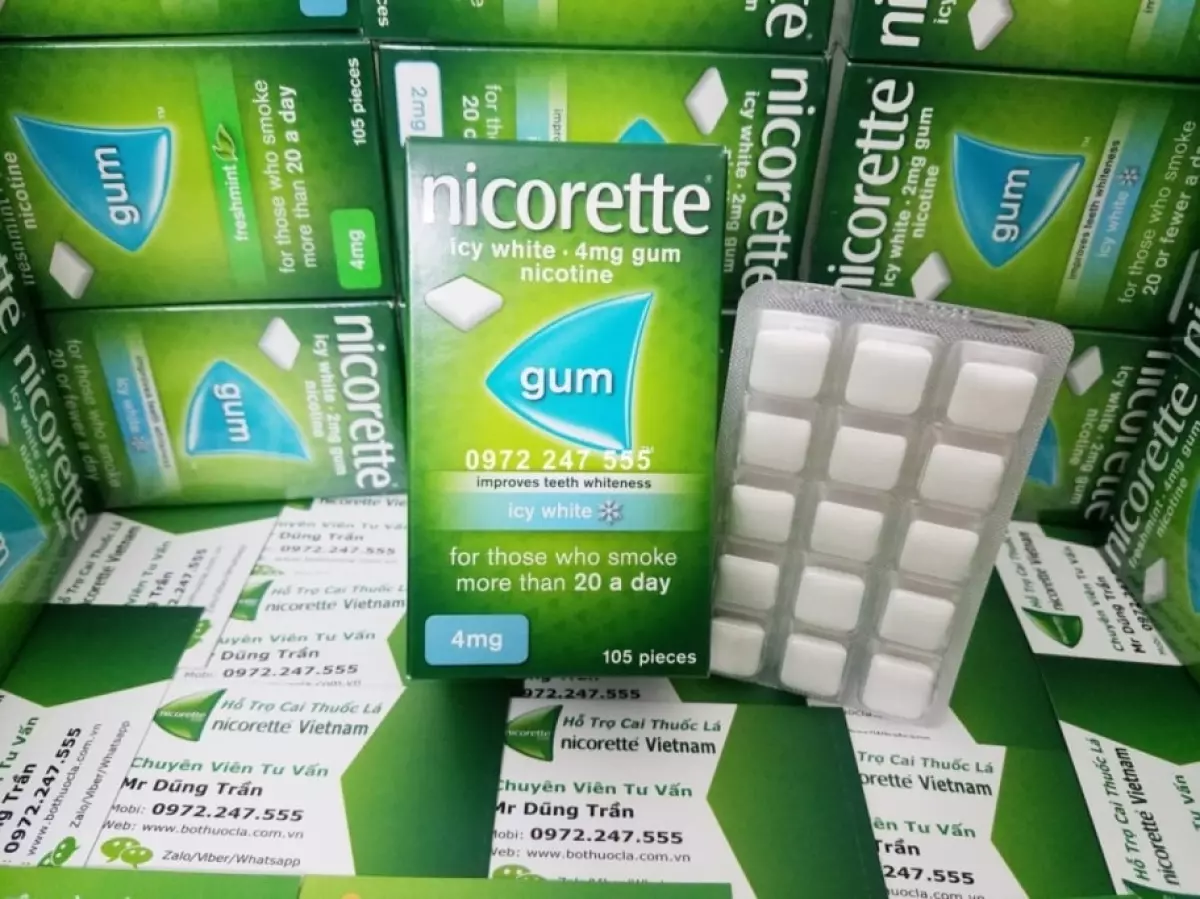 Kẹo Nicorette 4mg