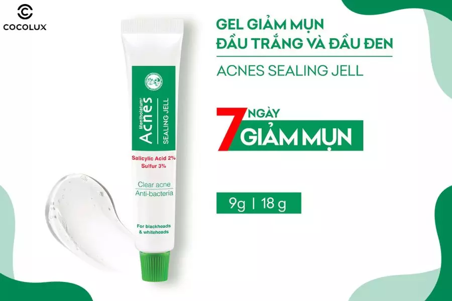 Kết cấu của Gel dưỡng Acnes kháng khuẩn, ngăn ngừa và giảm mụn