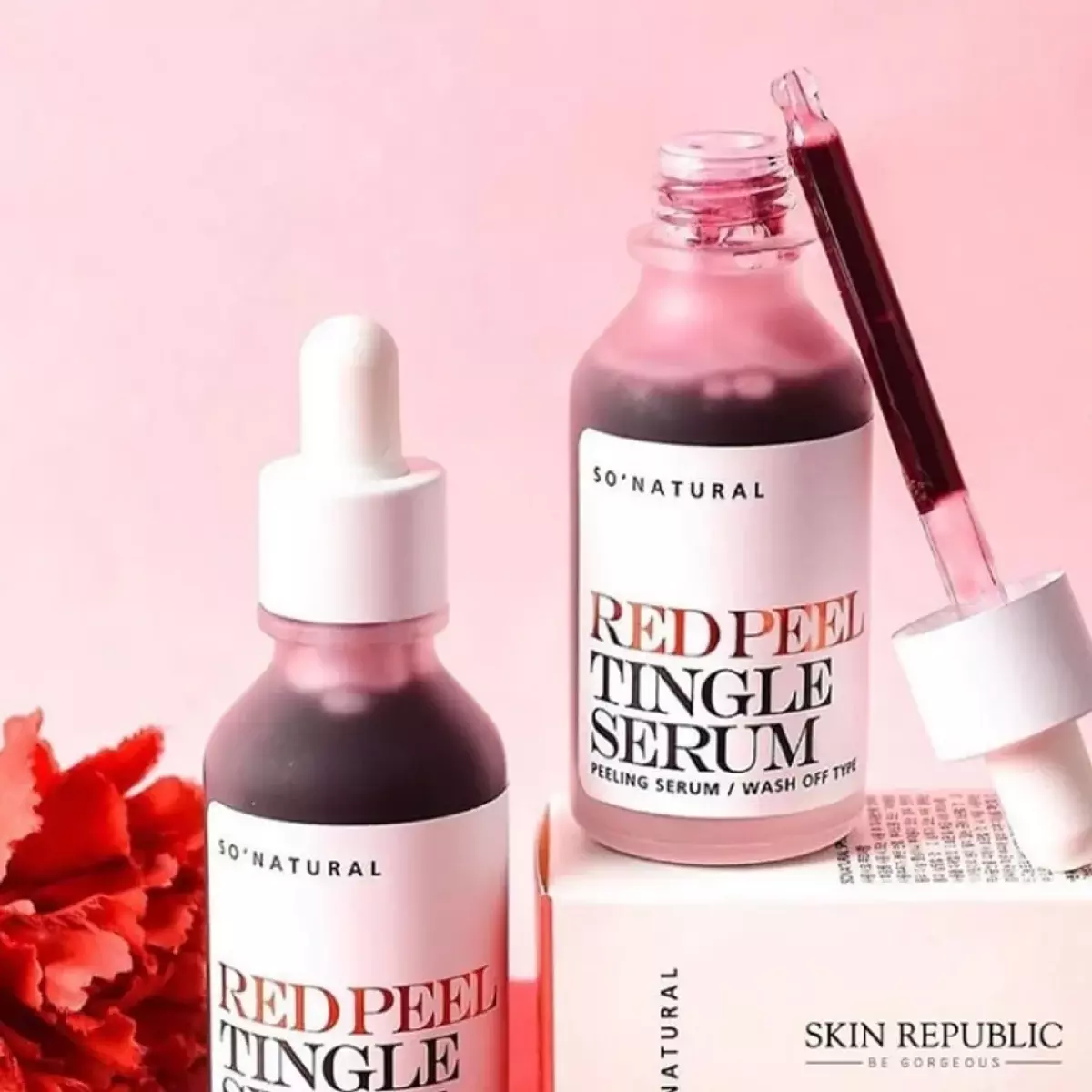 cách sử dụng Red Peel Tingle Serum