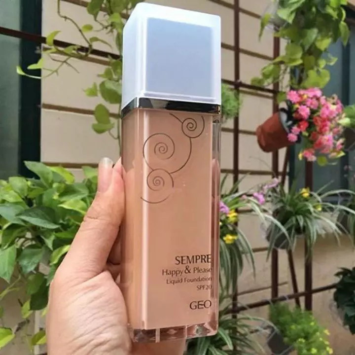 Kem nền Geo Lamy Sempre Happy & Please Liquid Foundation