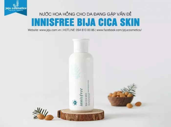 Nước Hoa Hồng Innisfree Bija Cica Skin