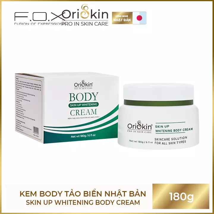 Kem dưỡng trắng da body Nhật Bản Oriskin Body Skin Up Whitening Cream