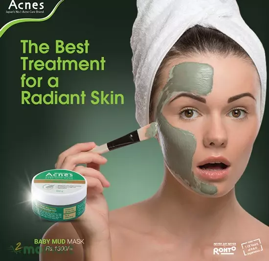 Mặt nạ Acnes Baby Mud Mask chứa nhiều khoáng chất