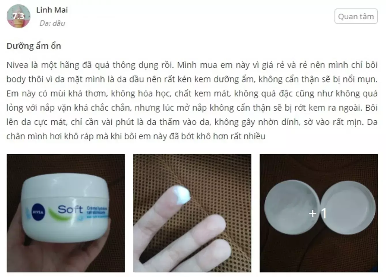 Kem dưỡng ẩm cho da dầu mụn Innisfree