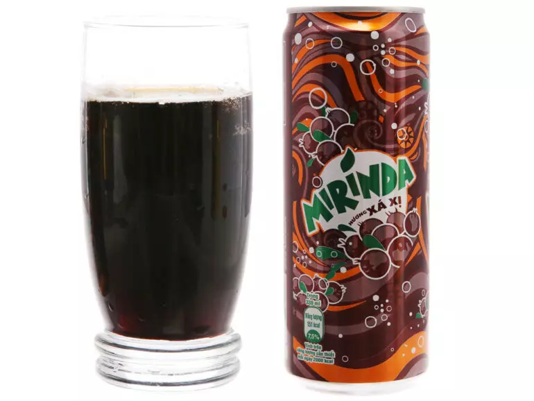 Nước ngọt Mirinda vị xá xị