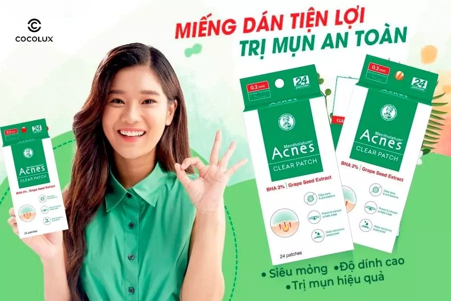 Miếng Dán Mụn Acnes có nhiều ưu điểm nổi bật