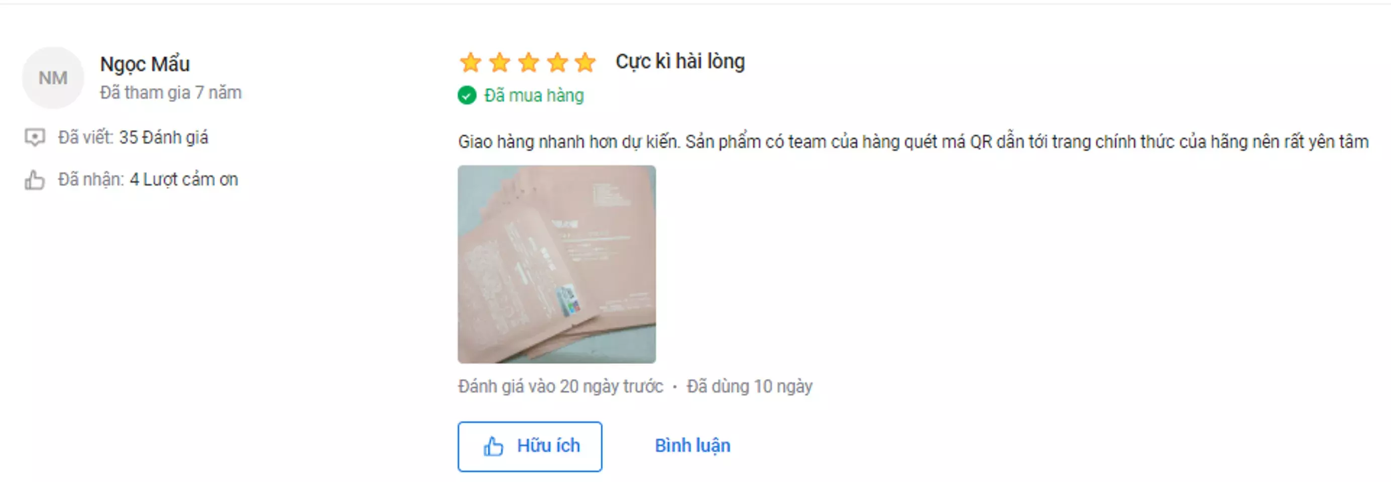 Review mặt nạ nhau thai cừu Rwine Beauty