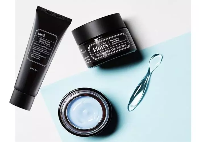 Review kem dưỡng ẩm Klairs cho da dầu Midnight Blue Calming Cream