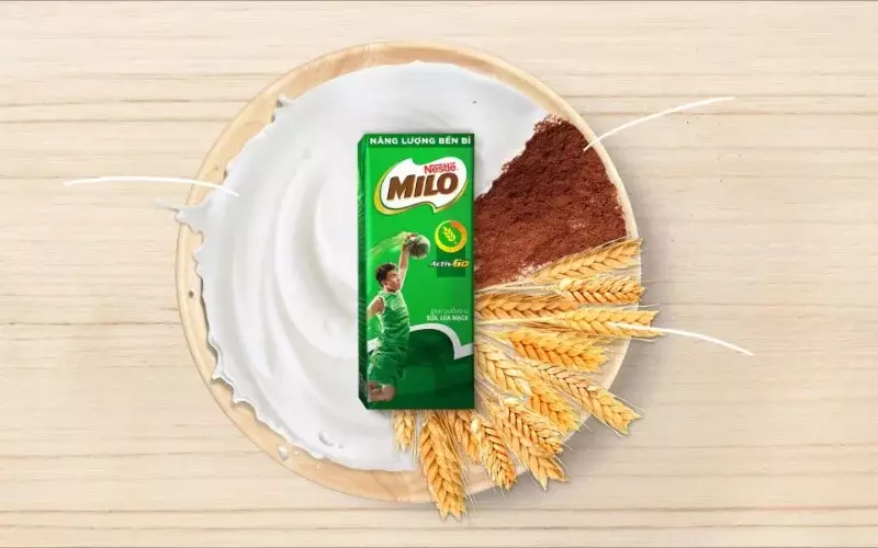 Hàm lượng calo của sữa Milo khác nhau