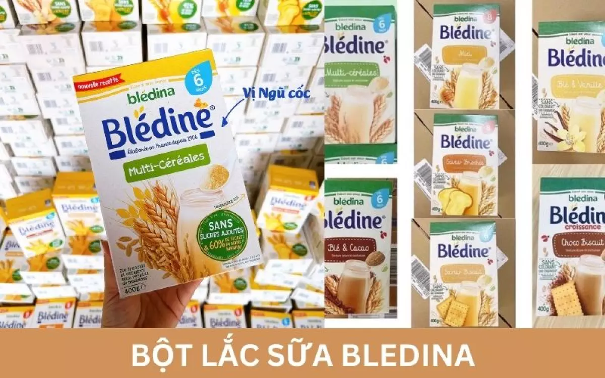 Bột lắc sữa Bledina vị nào ngon nhất?