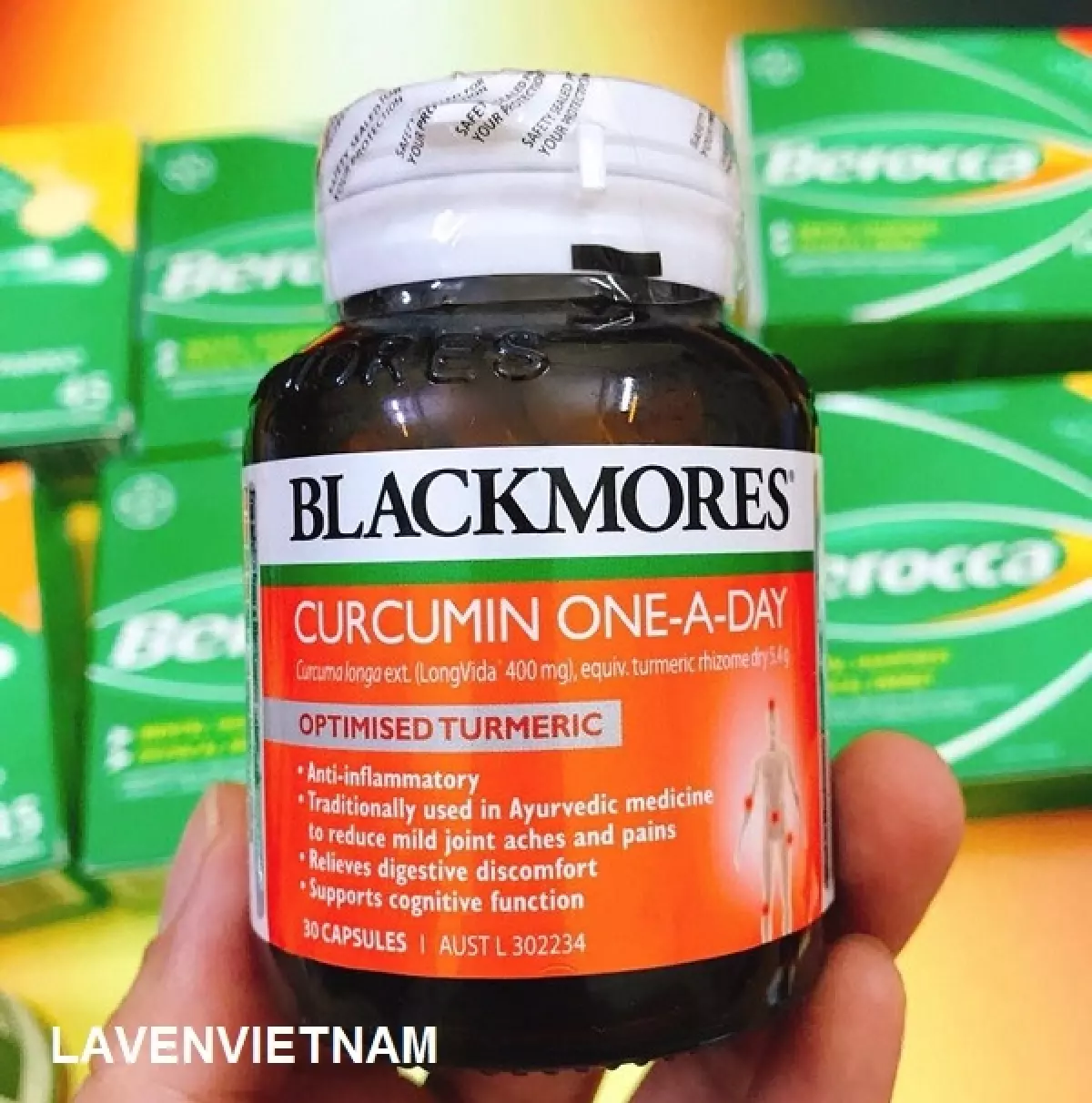 Tinh bột nghệ Blackmores Curcumin One-A-Day 30 viên