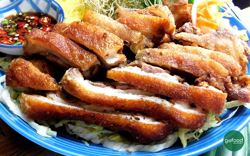 Sườn heo sốt BBQ nướng