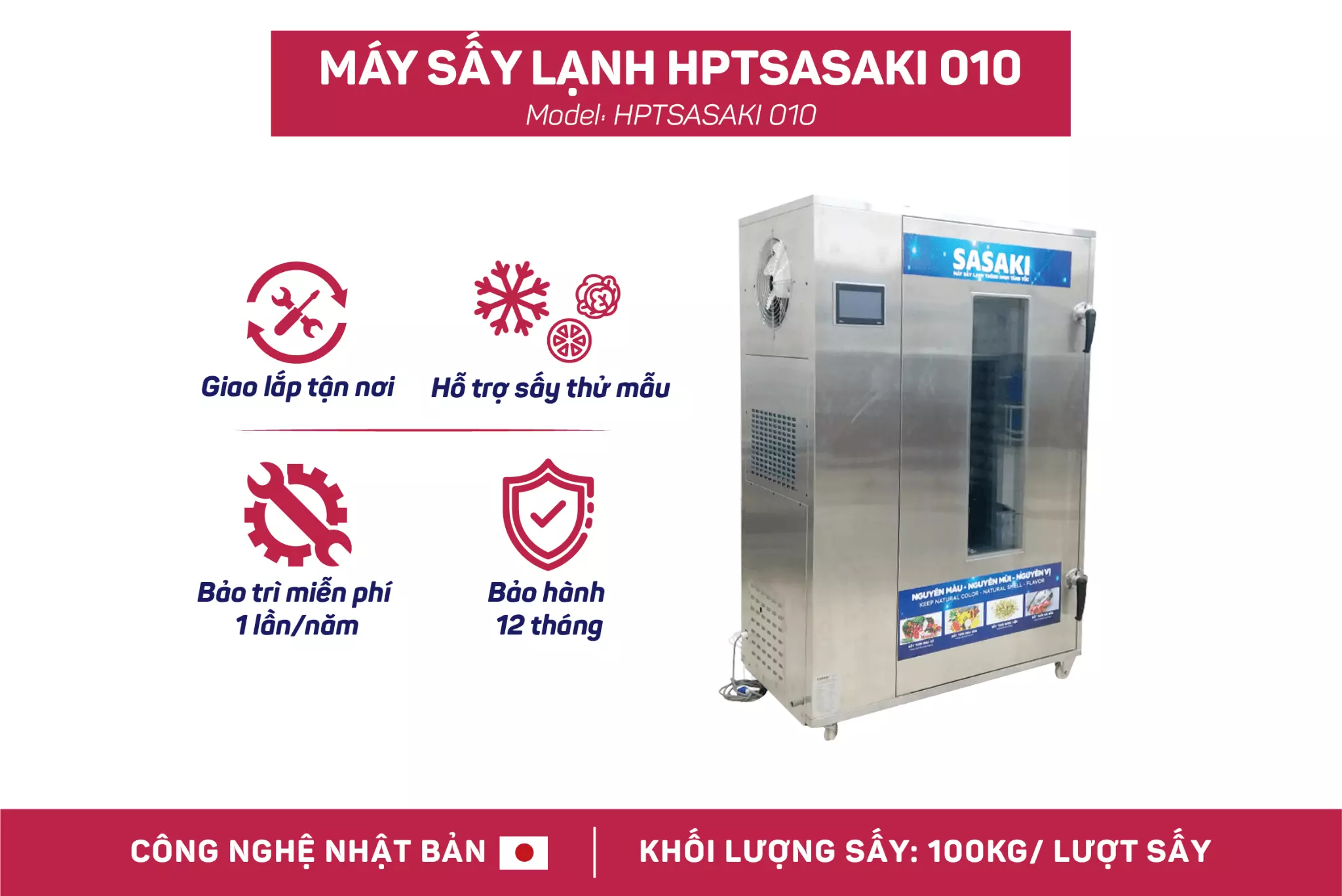 máy sấy lạnh SASAKI