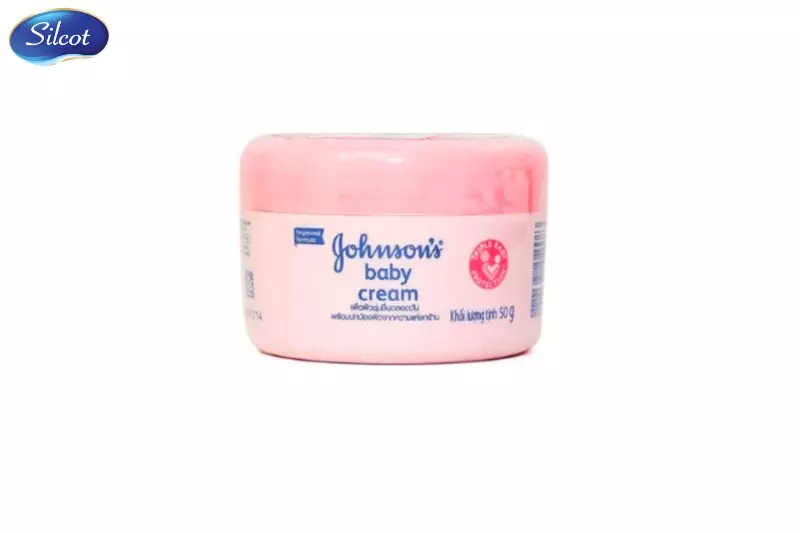 Kem duong am Johnsons Baby Cream nap hong