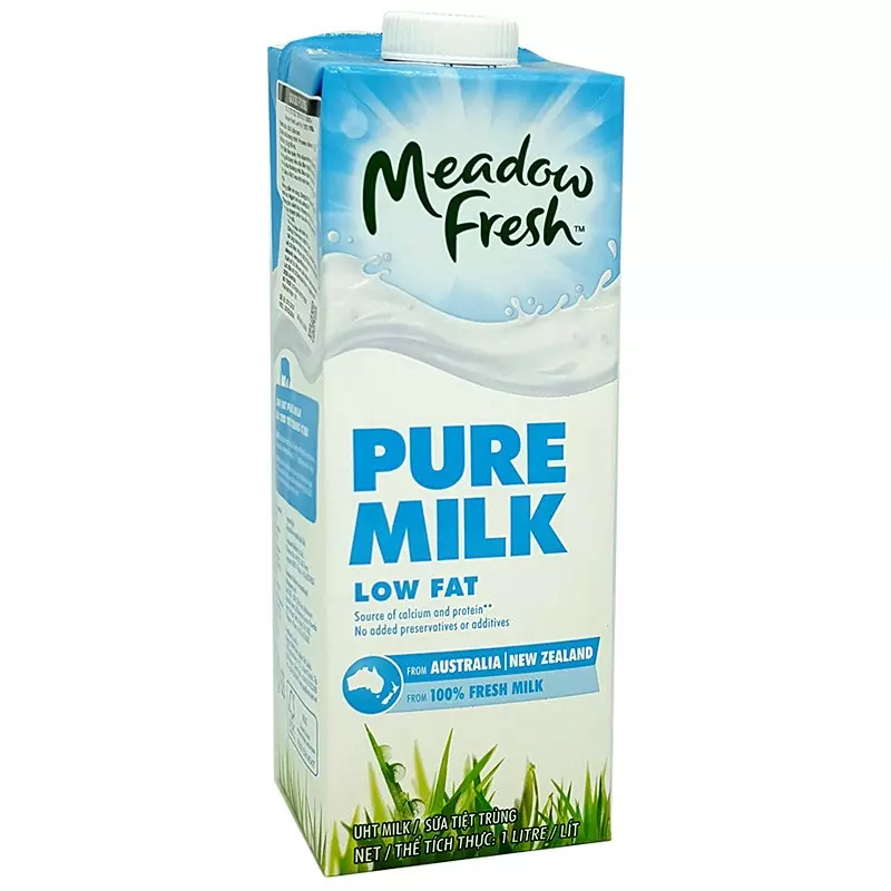 Sữa Meadow Fresh Pure Milk Low Fat 1 lít